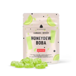 buudabomb honeydew boba gummies.webp