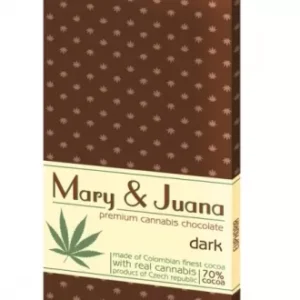 mary juana premium dark chocolate 80g.webp