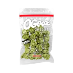 ogeez cannabis shaped chocolate 1 pack speculoos 35g.webp